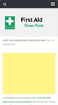 Mobile Screenshot of firstaidpowerpoint.org
